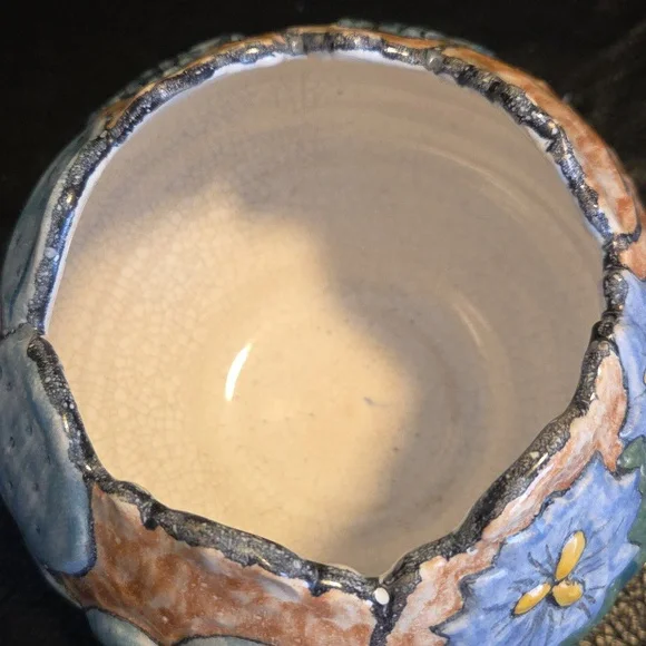 C J NIEHAUS 1993 Hand-Painted DESERT SCENE Pottery - Picture 6 of 8